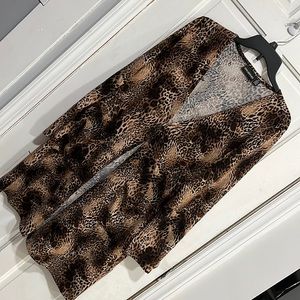Leopard Cardigan With Clasp